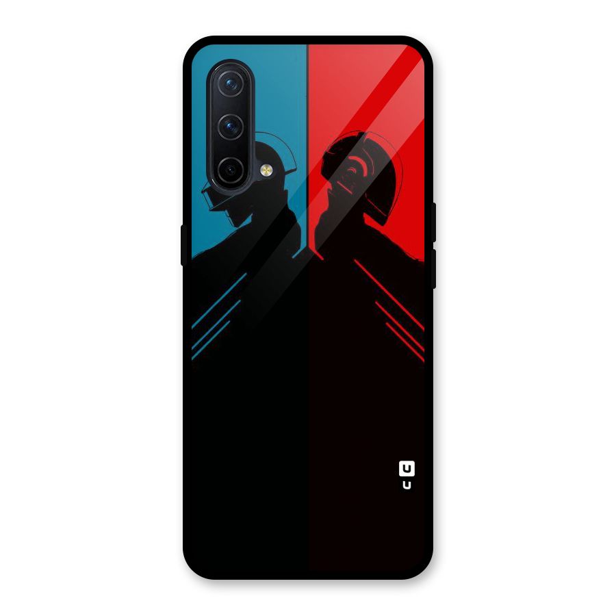 Fight Colours Glass Back Case for OnePlus Nord CE 5G