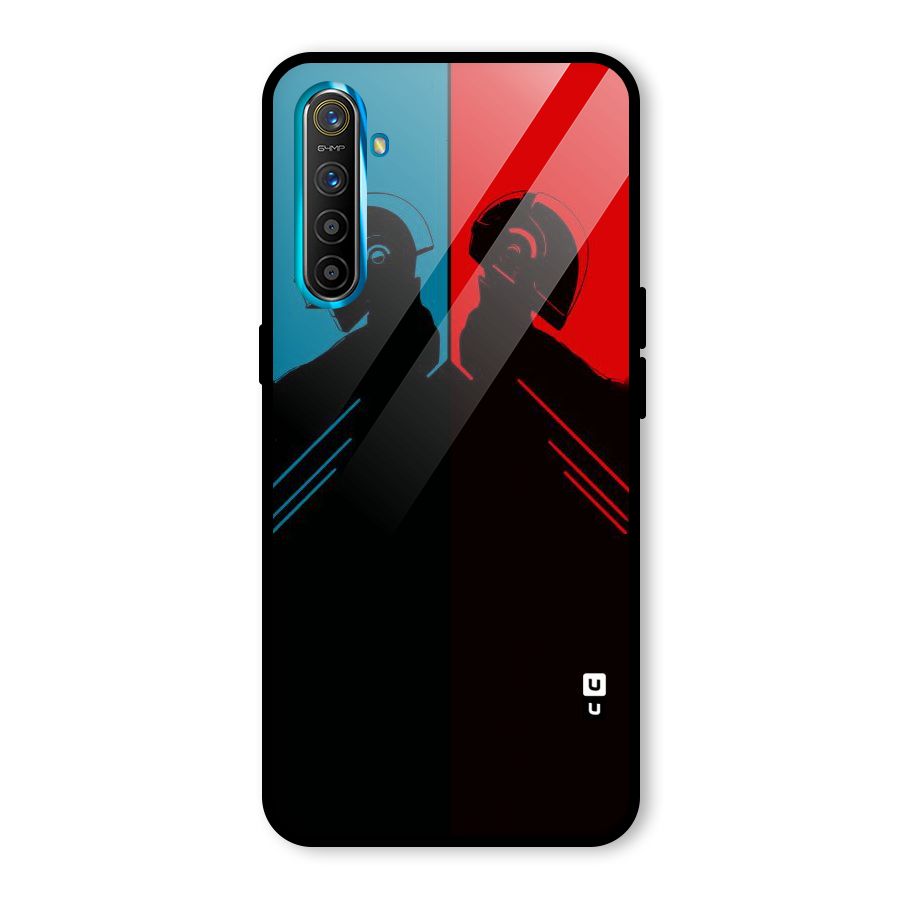 Fight Colours Glass Back Case for Realme X2