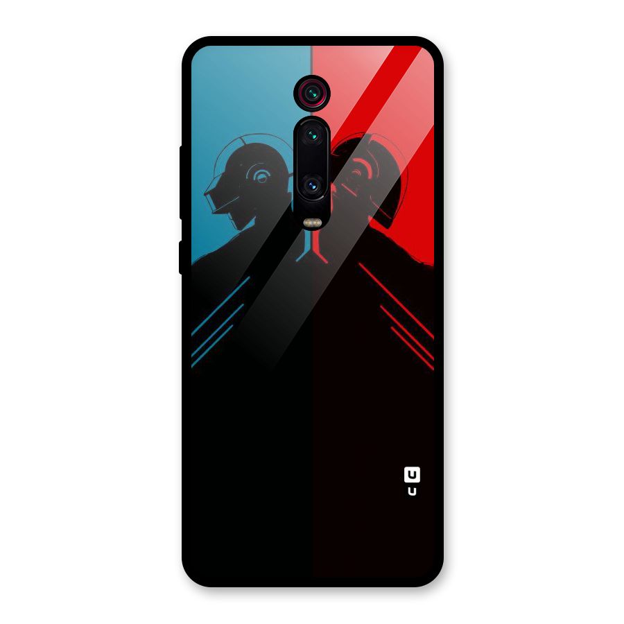 Fight Colours Glass Back Case for Redmi K20
