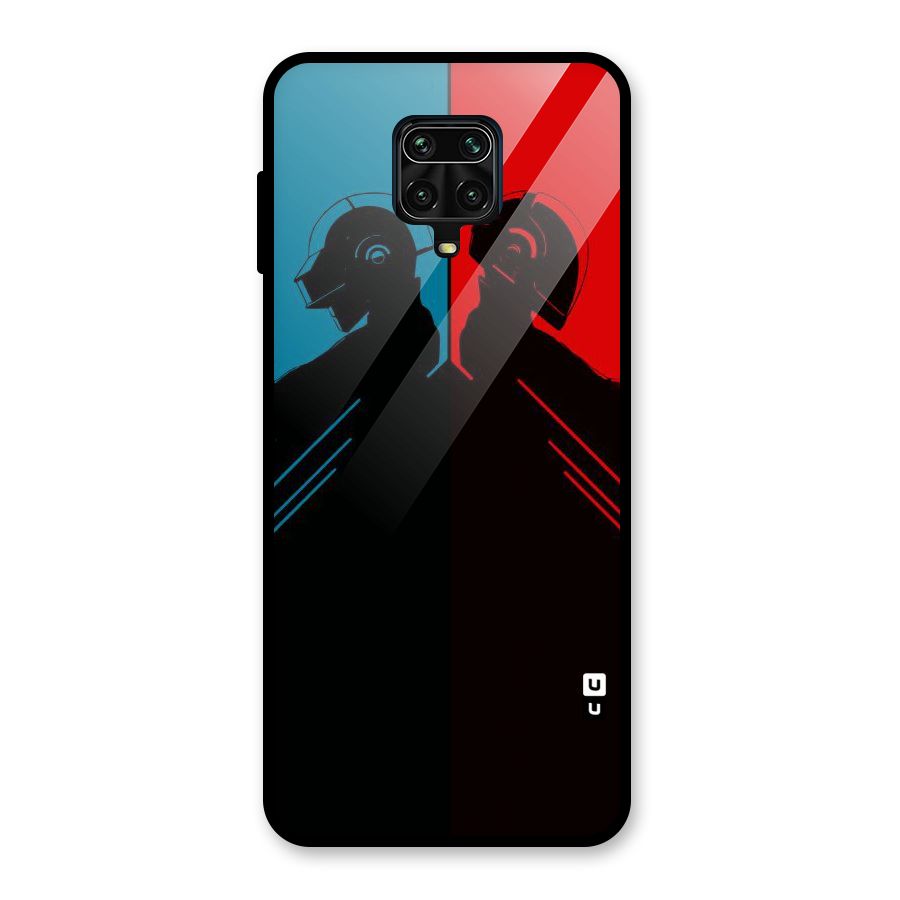 Fight Colours Glass Back Case for Redmi Note 10 Lite