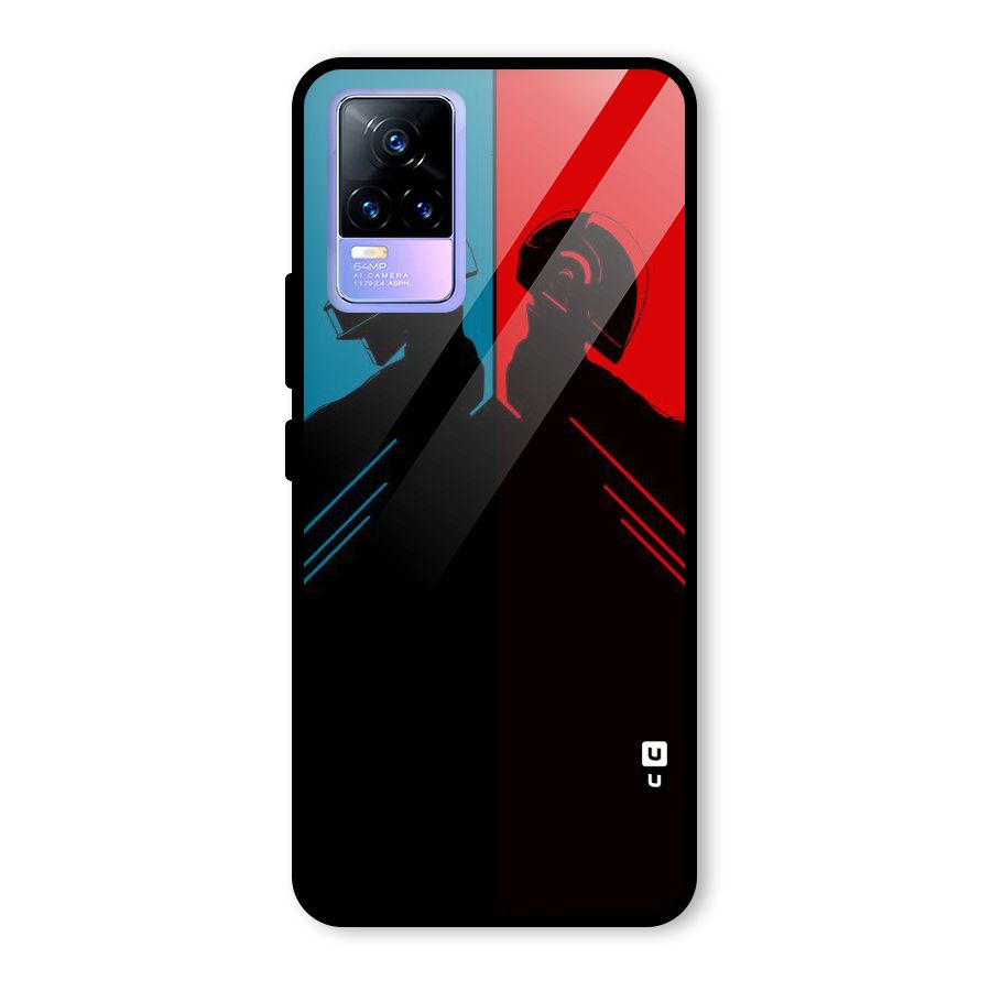 Fight Colours Glass Back Case for Vivo Y73