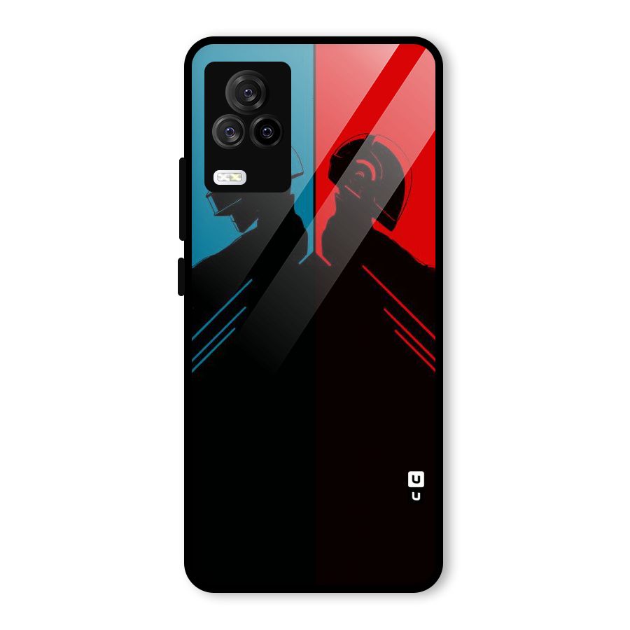 Fight Colours Glass Back Case for Vivo iQOO 7 Legend 5G