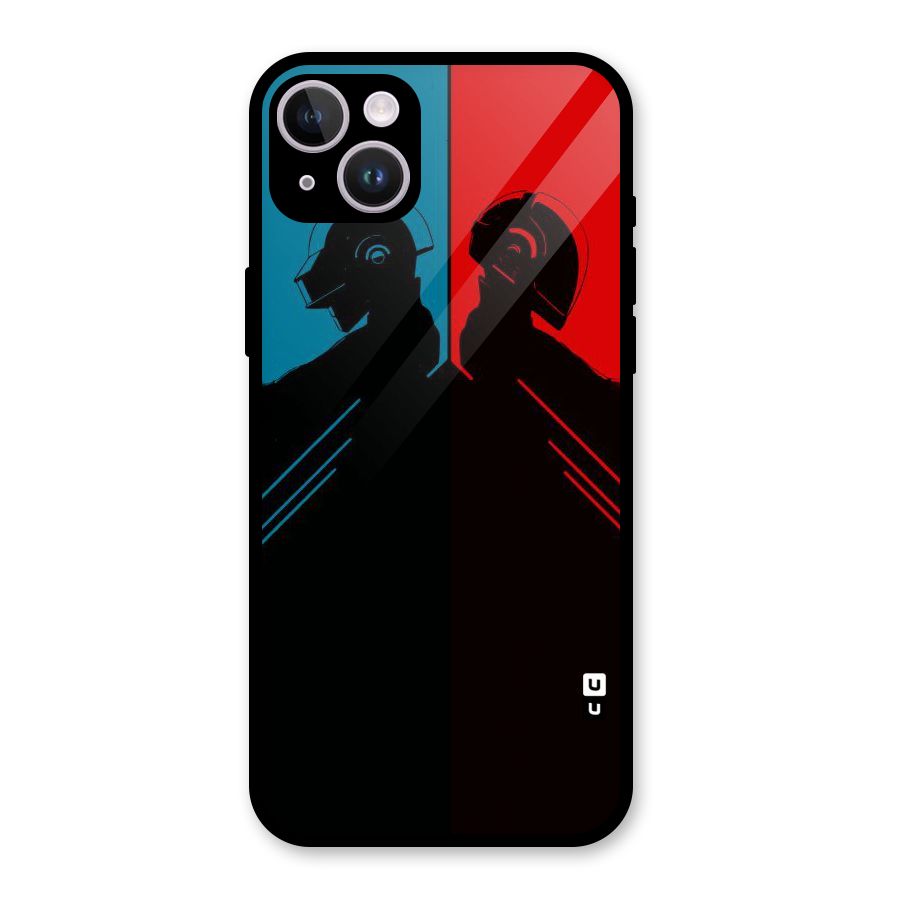 Fight Colours Glass Back Case for iPhone 14 Plus