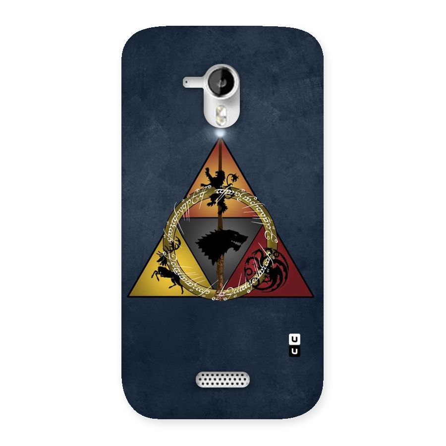 Fight For Crown Back Case for Micromax Canvas HD A116