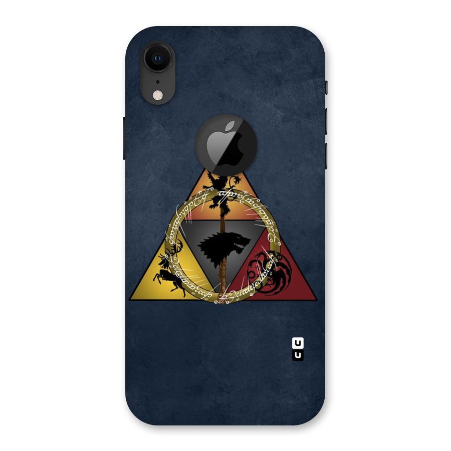 Fight For Crown Back Case for iPhone XR Logo Cut