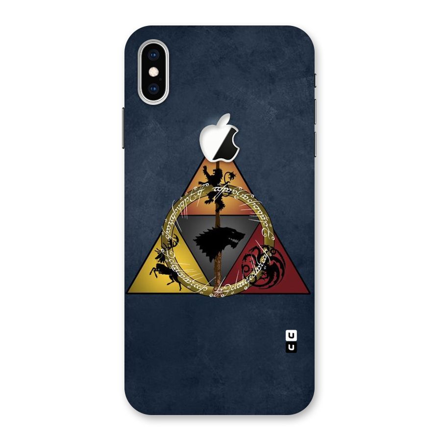 Fight For Crown Back Case for iPhone XS Max Apple Cut