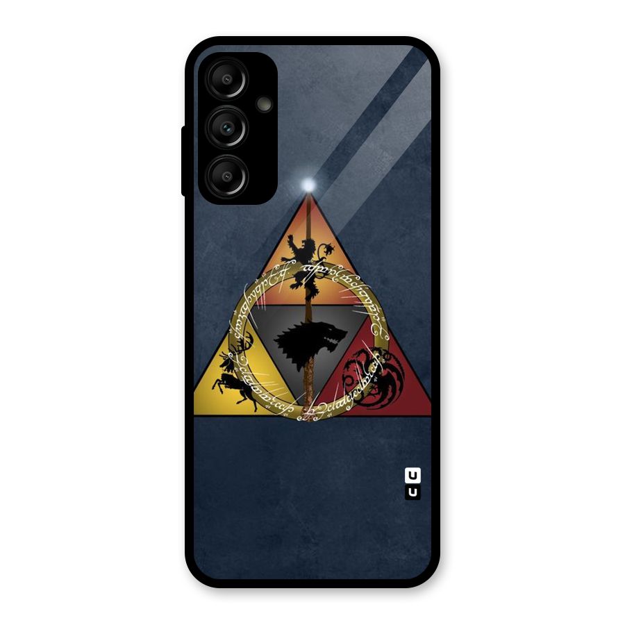 Fight For Crown Glass Back Case for Galaxy A14 5G
