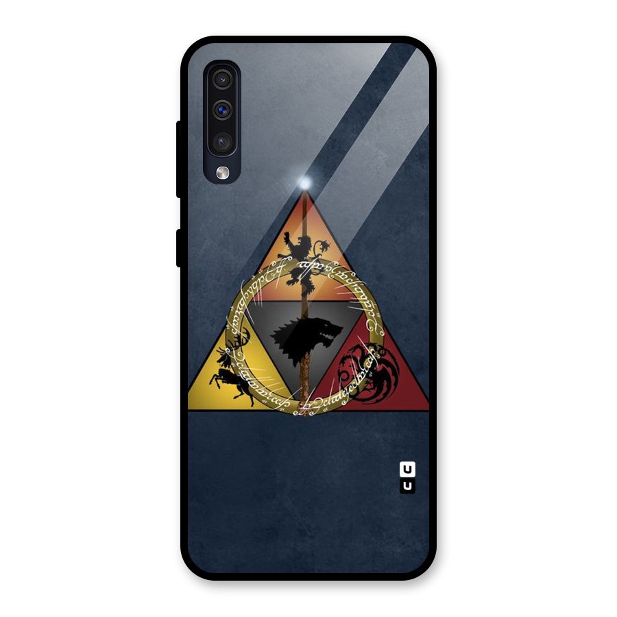 Fight For Crown Glass Back Case for Galaxy A50s