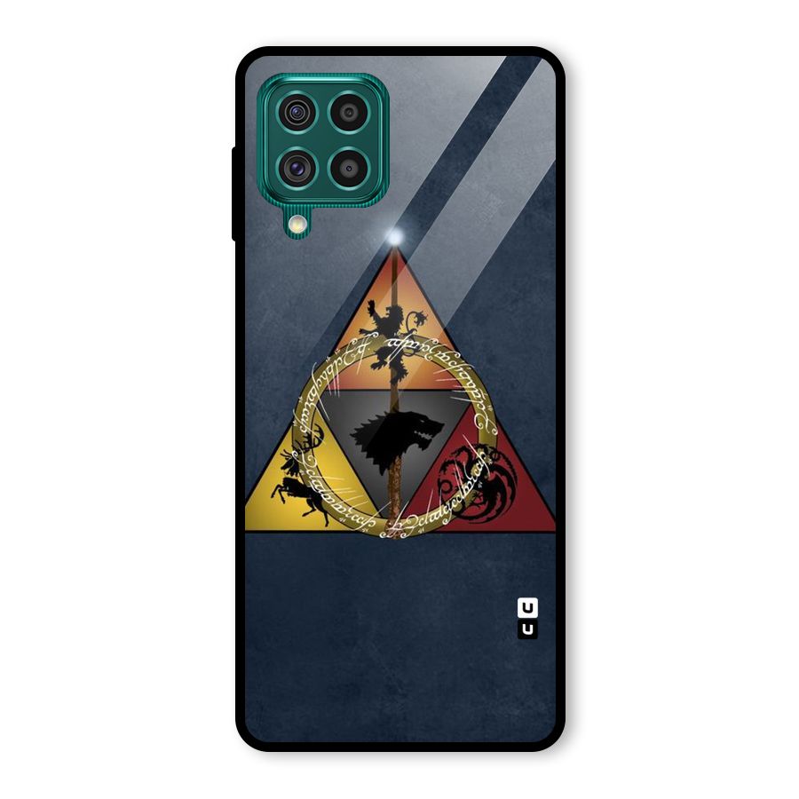 Fight For Crown Glass Back Case for Galaxy F62