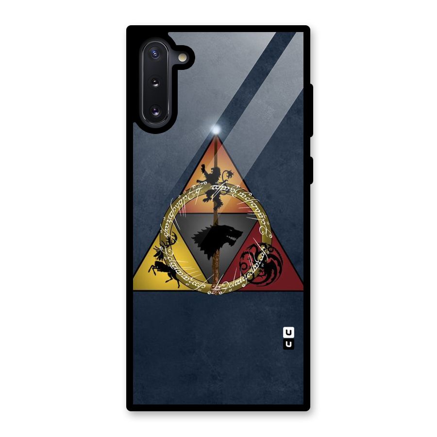 Fight For Crown Glass Back Case for Galaxy Note 10