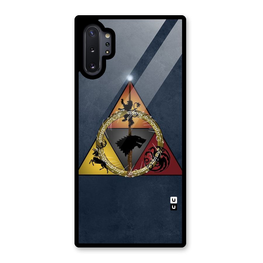 Fight For Crown Glass Back Case for Galaxy Note 10 Plus