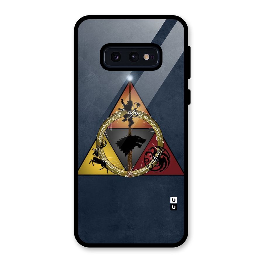 Fight For Crown Glass Back Case for Galaxy S10e