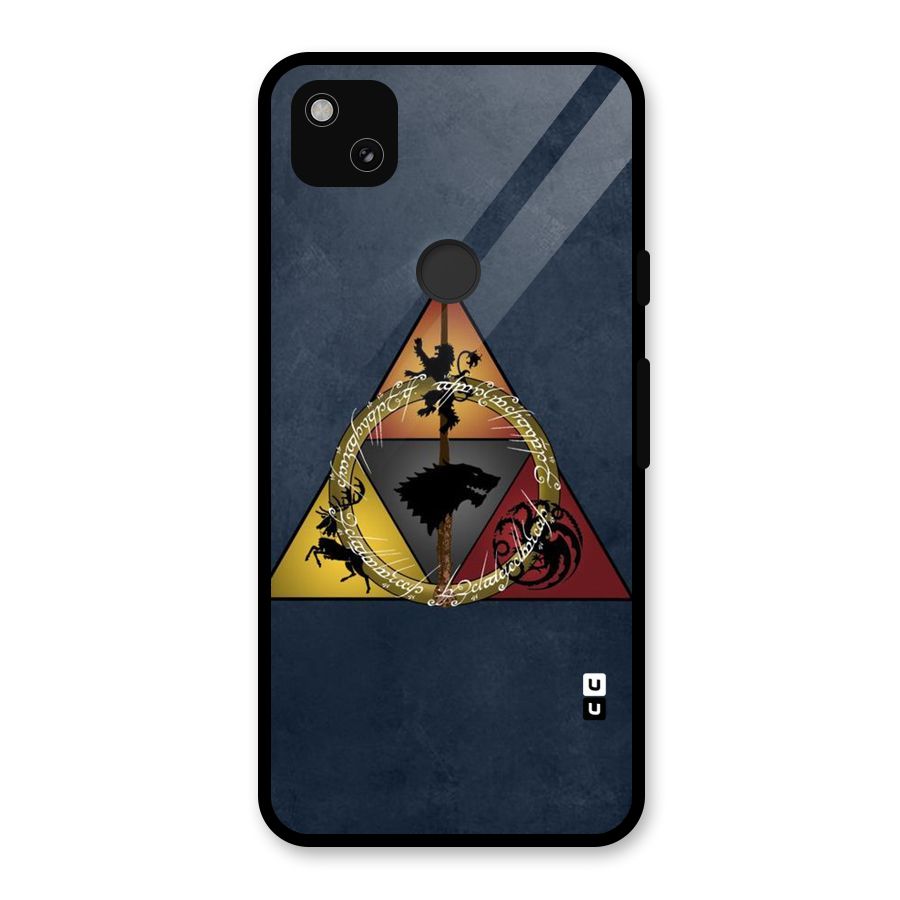 Fight For Crown Glass Back Case for Google Pixel 4a