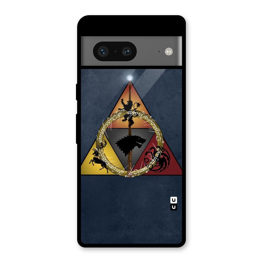Fight For Crown Glass Back Case for Google Pixel 7