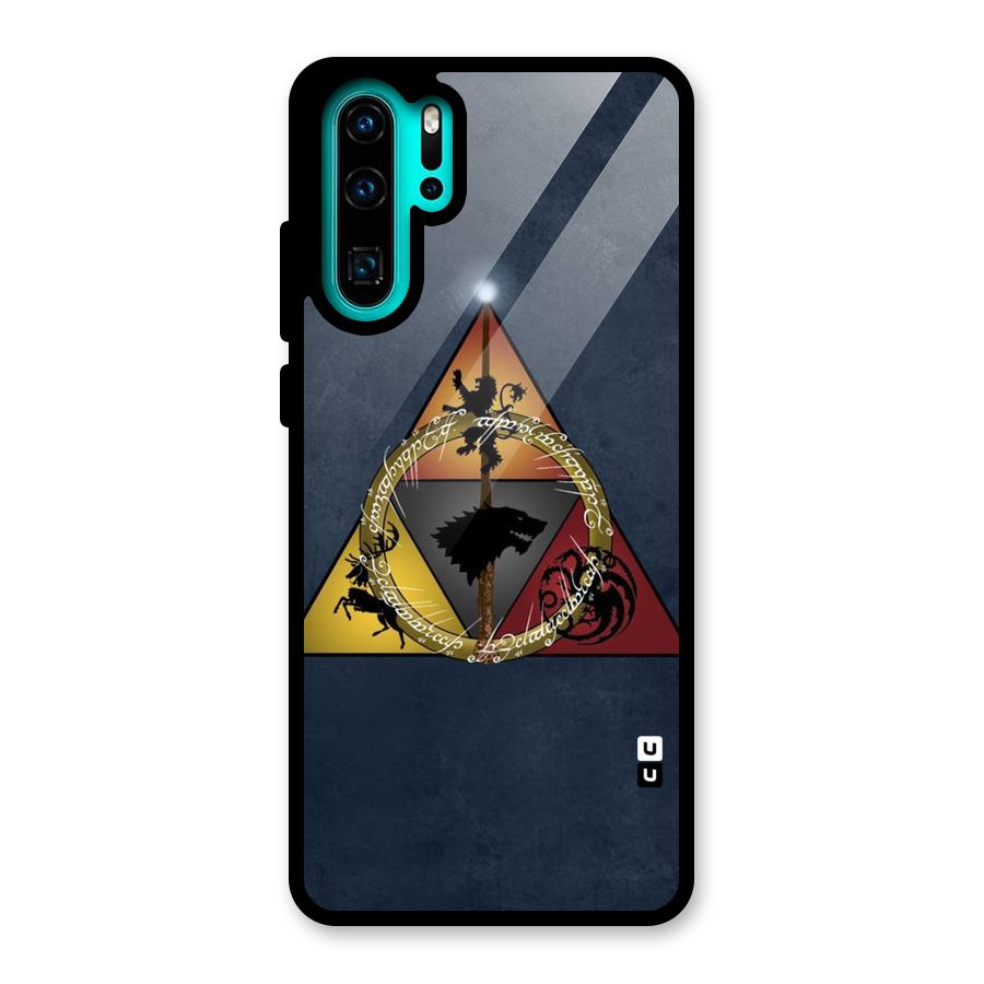 Fight For Crown Glass Back Case for Huawei P30 Pro