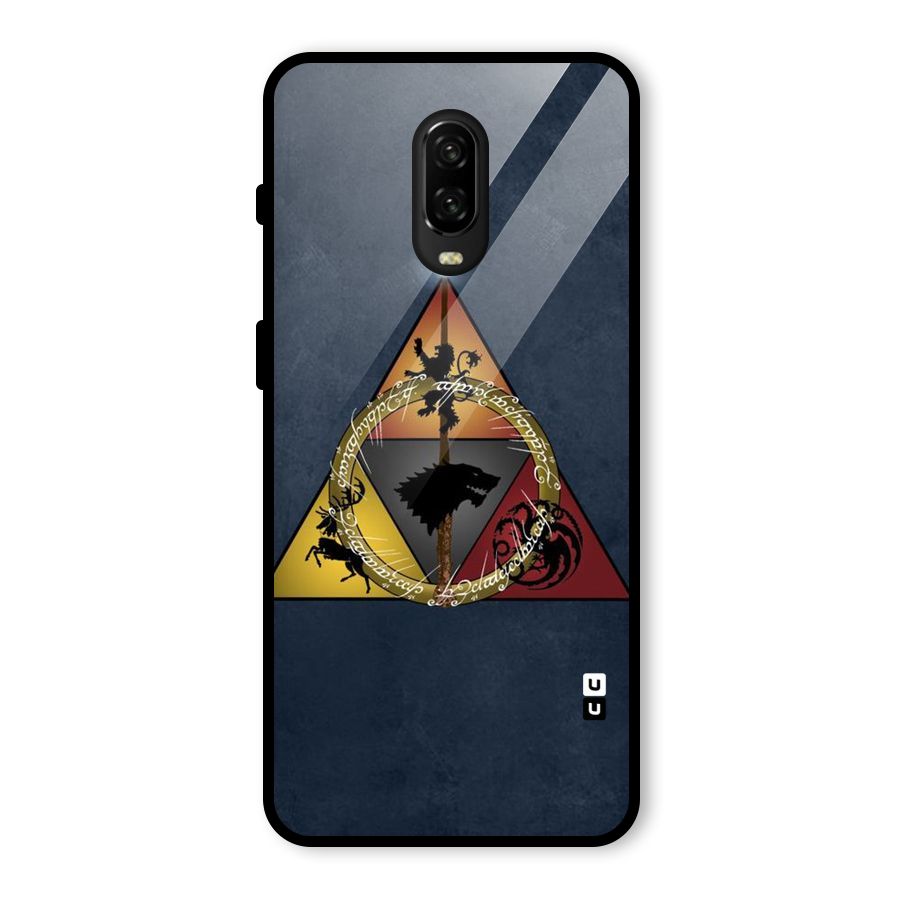 Fight For Crown Glass Back Case for OnePlus 6T