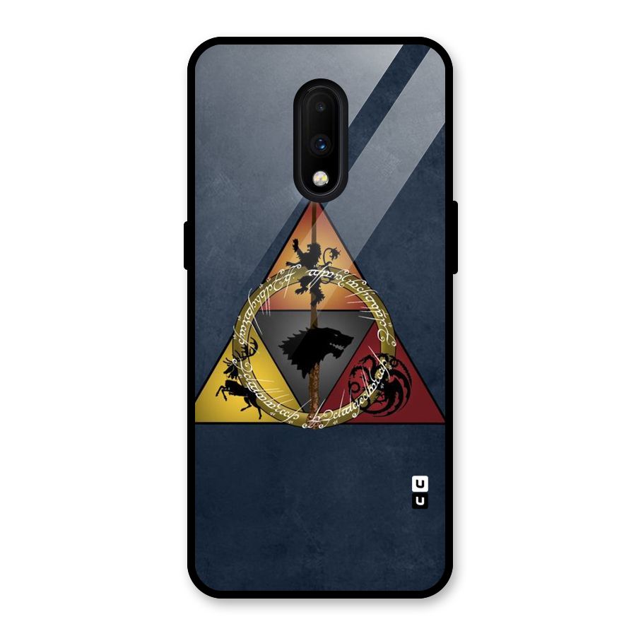 Fight For Crown Glass Back Case for OnePlus 7