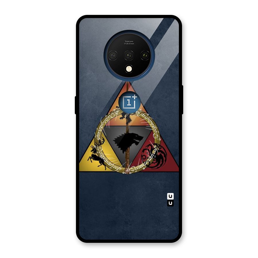 Fight For Crown Glass Back Case for OnePlus 7T