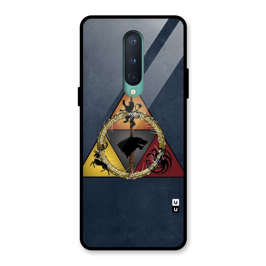 Fight For Crown Glass Back Case for OnePlus 8