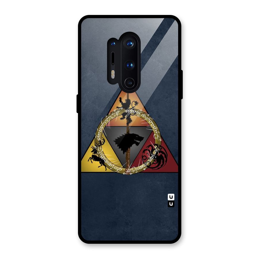 Fight For Crown Glass Back Case for OnePlus 8 Pro