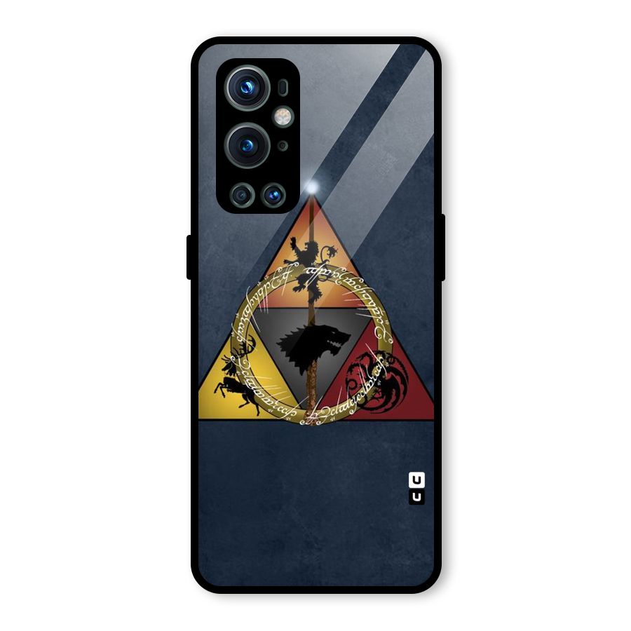 Fight For Crown Glass Back Case for OnePlus 9 Pro