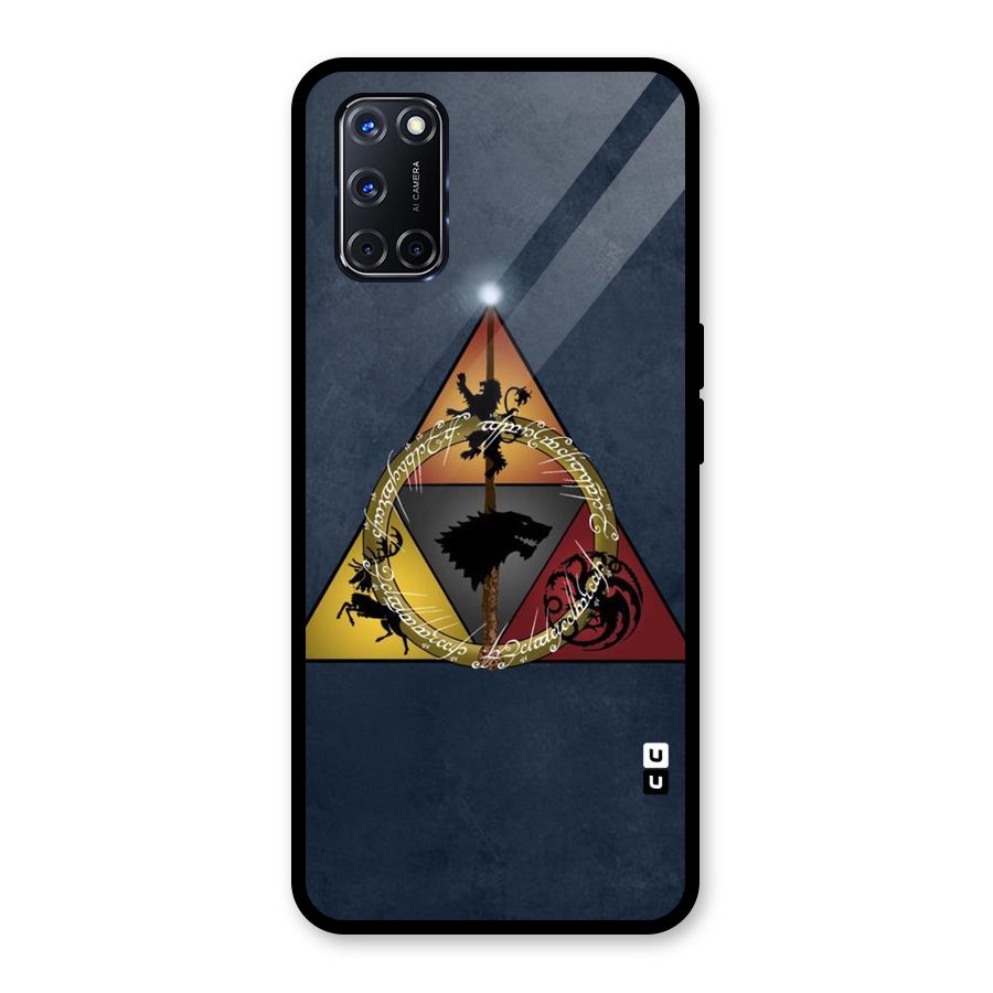 Fight For Crown Glass Back Case for Oppo A52