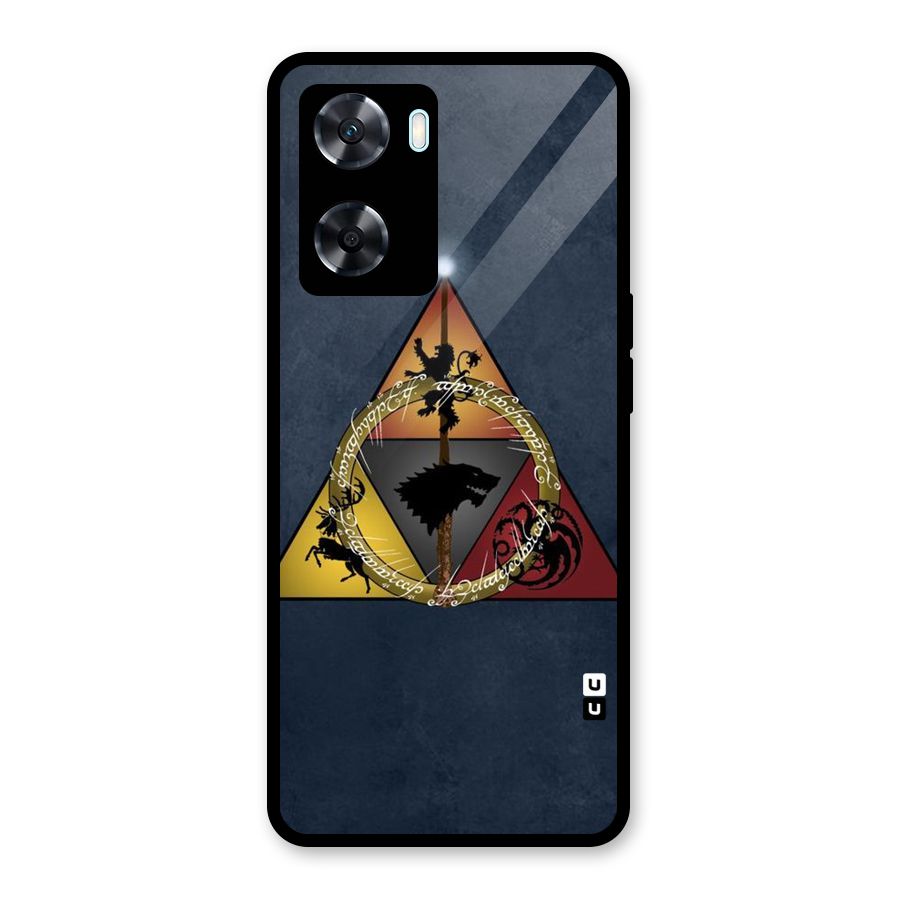 Fight For Crown Glass Back Case for Oppo A77