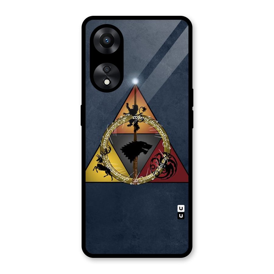 Fight For Crown Glass Back Case for Oppo A78