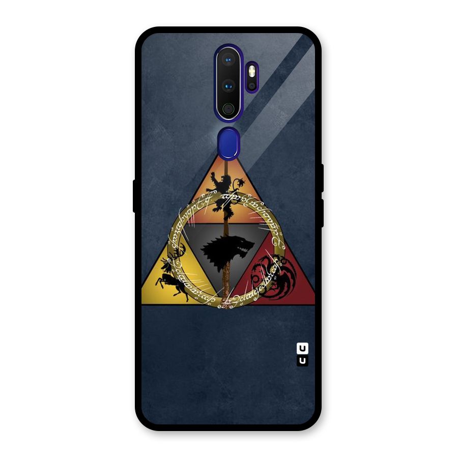 Fight For Crown Glass Back Case for Oppo A9 (2020)