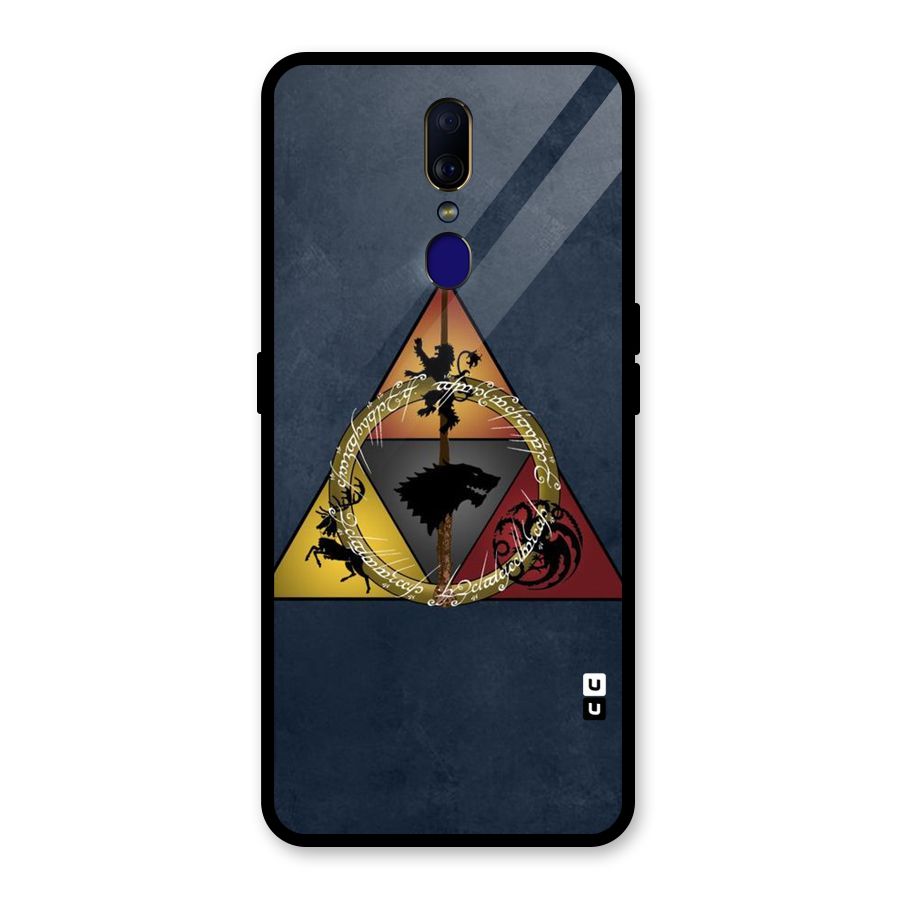 Fight For Crown Glass Back Case for Oppo F11