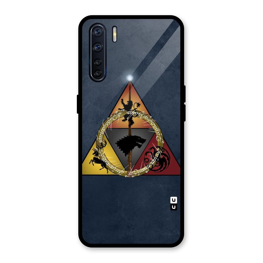 Fight For Crown Glass Back Case for Oppo F15