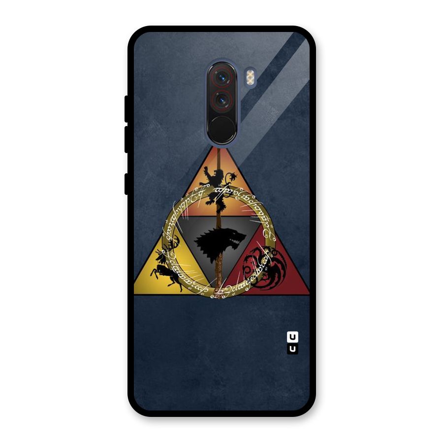 Fight For Crown Glass Back Case for Poco F1