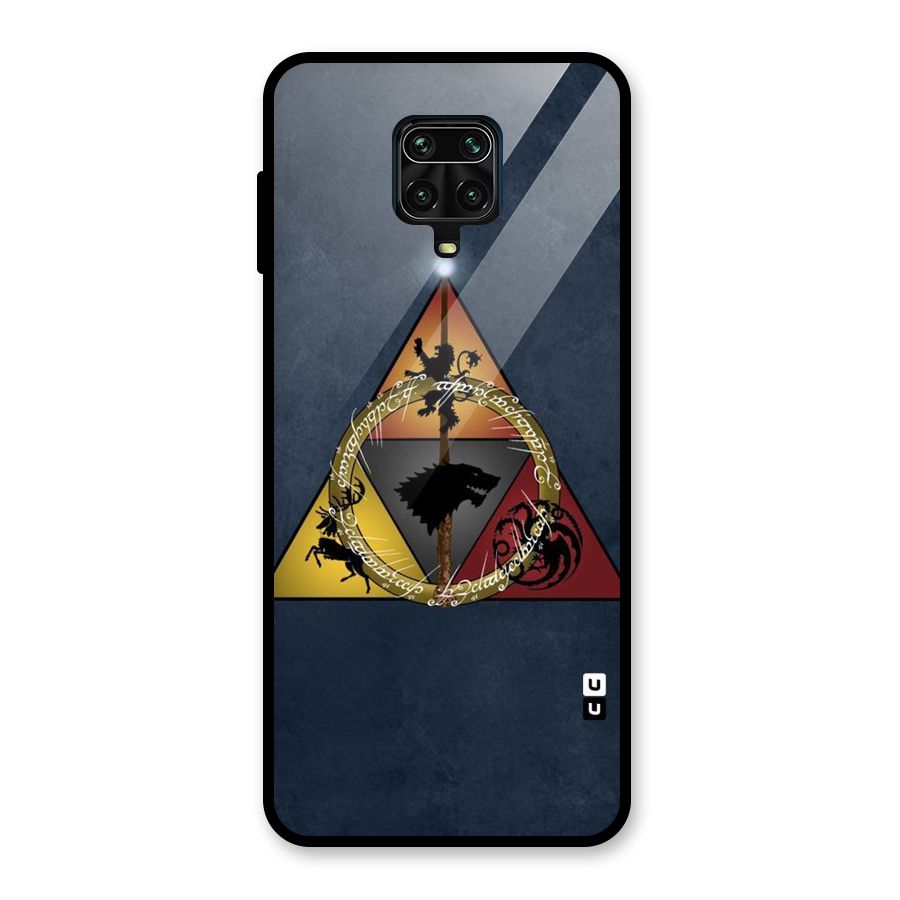 Fight For Crown Glass Back Case for Poco M2 Pro
