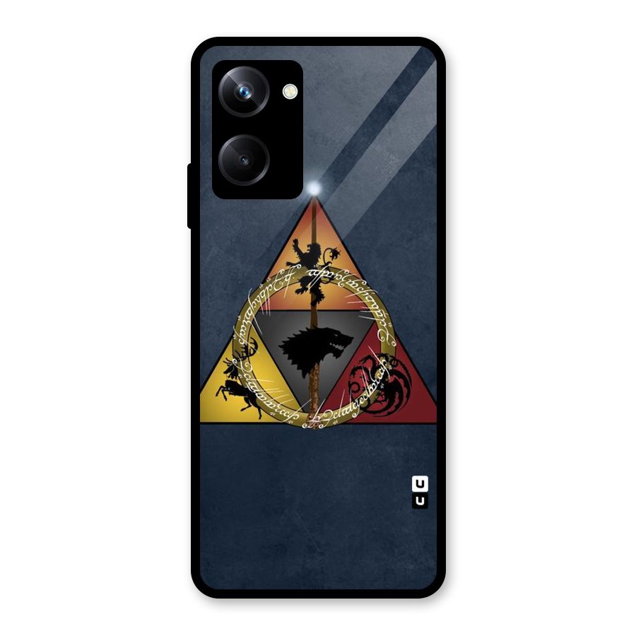 Fight For Crown Glass Back Case for Realme 10 Pro