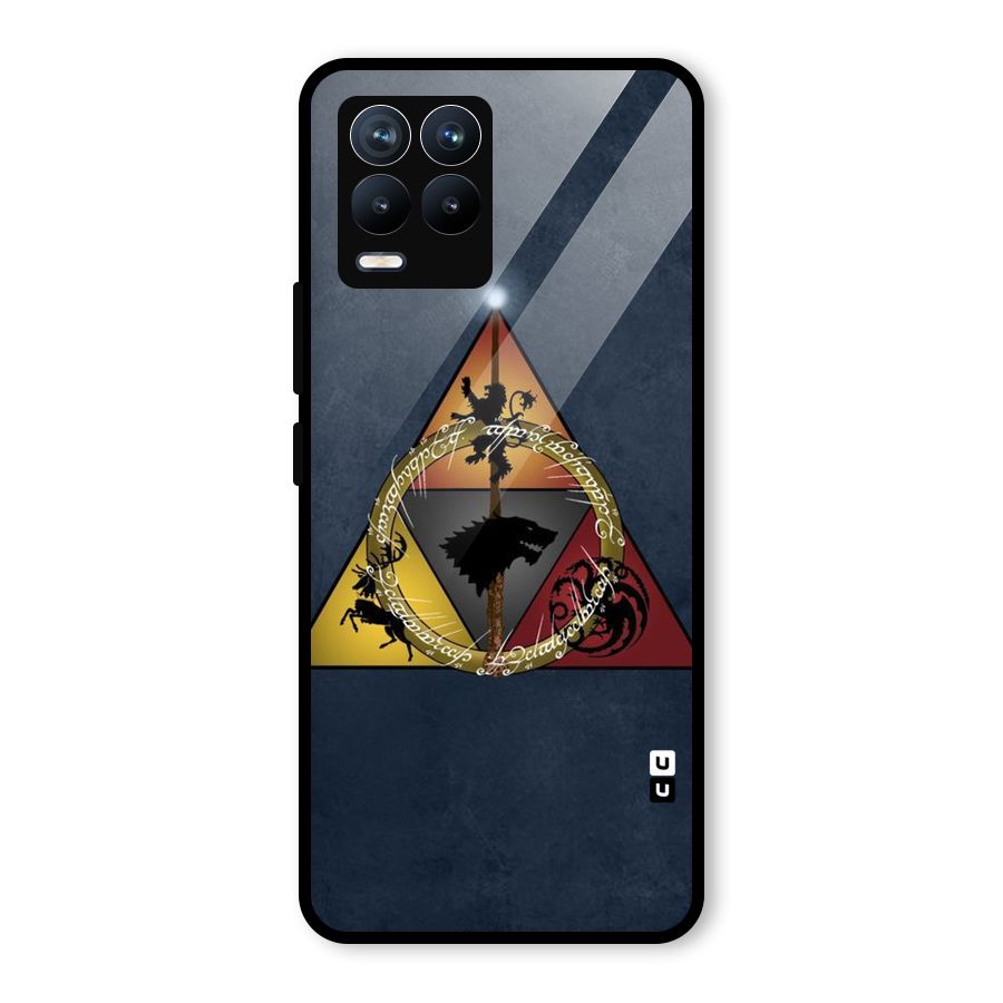 Fight For Crown Glass Back Case for Realme 8 Pro
