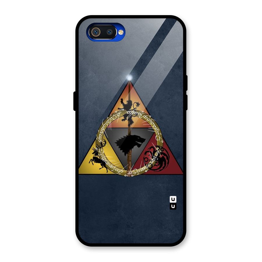 Fight For Crown Glass Back Case for Realme C2