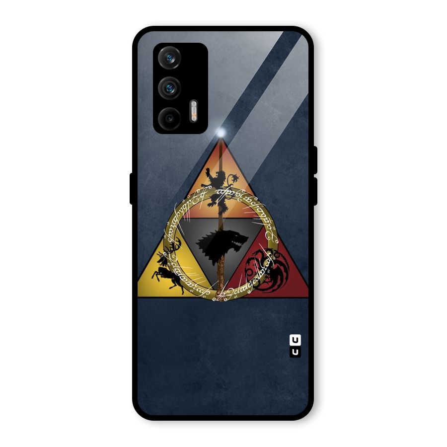 Fight For Crown Glass Back Case for Realme GT 5G