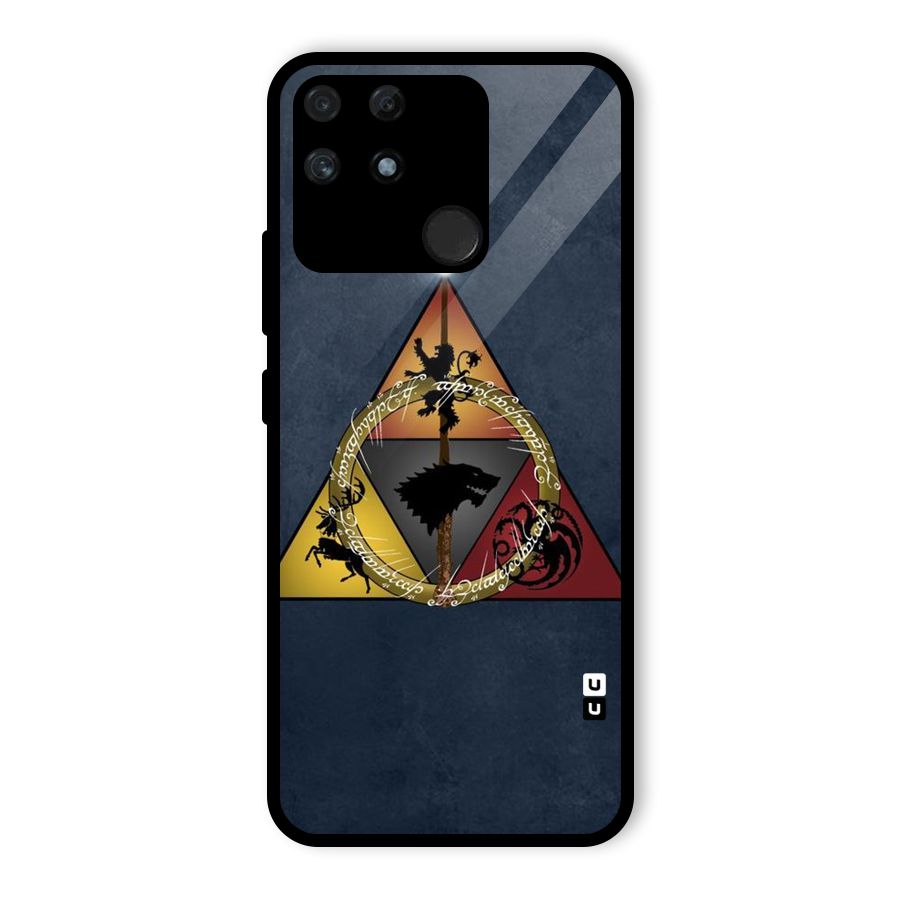 Fight For Crown Glass Back Case for Realme Narzo 50A