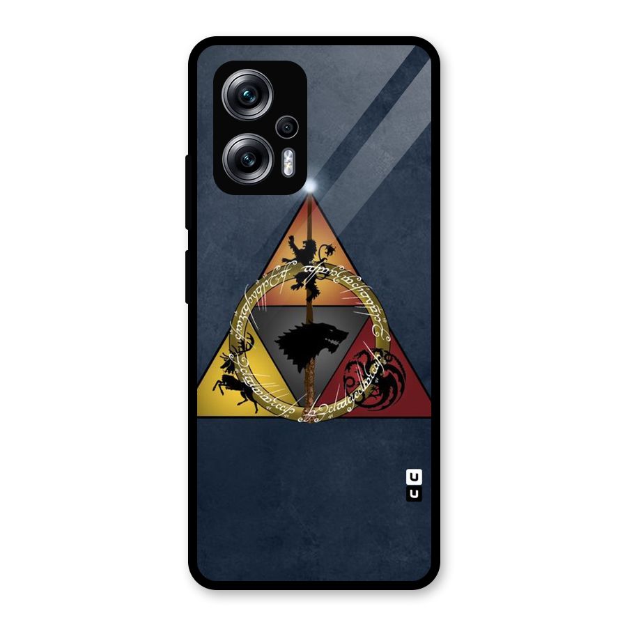 Fight For Crown Glass Back Case for Redmi K50i