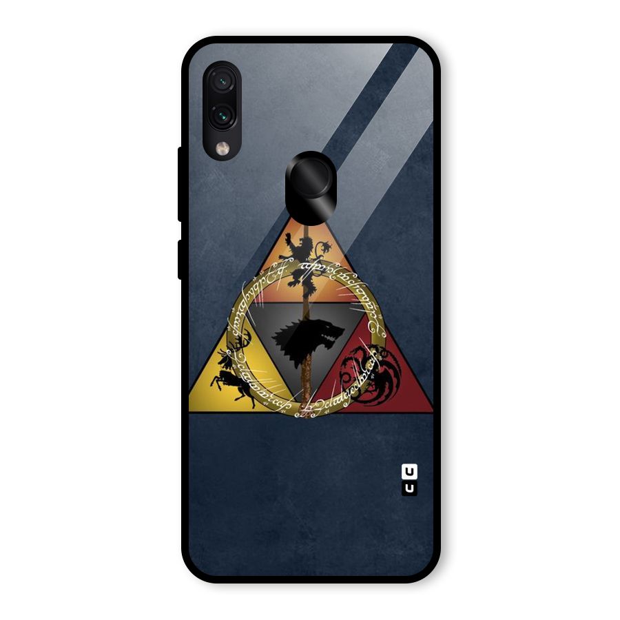 Fight For Crown Glass Back Case for Redmi Note 7