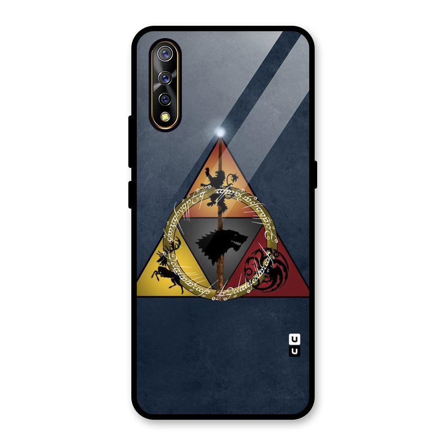 Fight For Crown Glass Back Case for Vivo S1