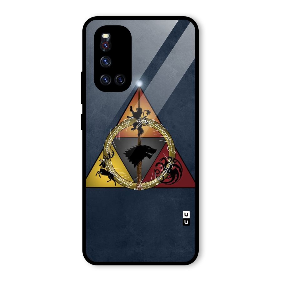 Fight For Crown Glass Back Case for Vivo V19