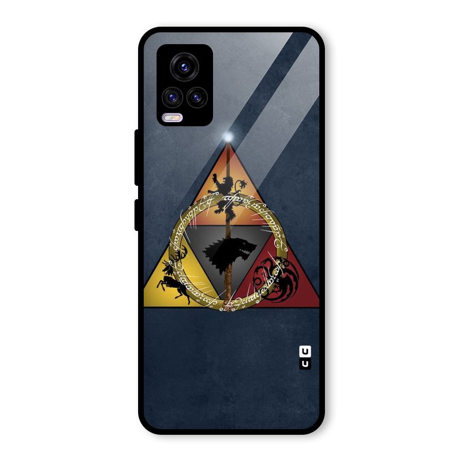 Fight For Crown Glass Back Case for Vivo V20