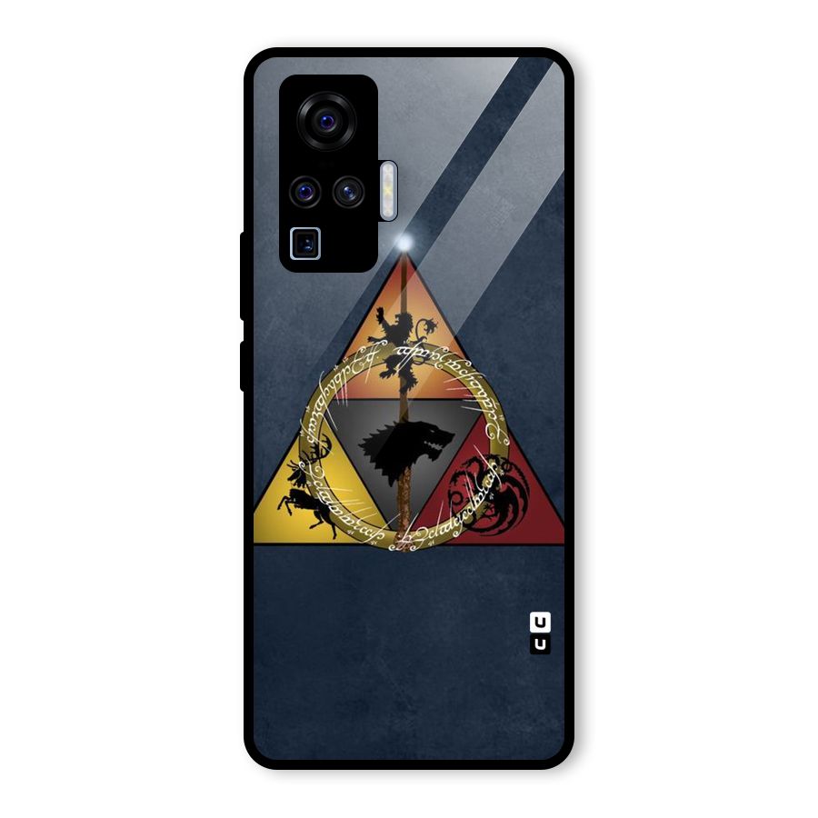 Fight For Crown Glass Back Case for Vivo X50 Pro