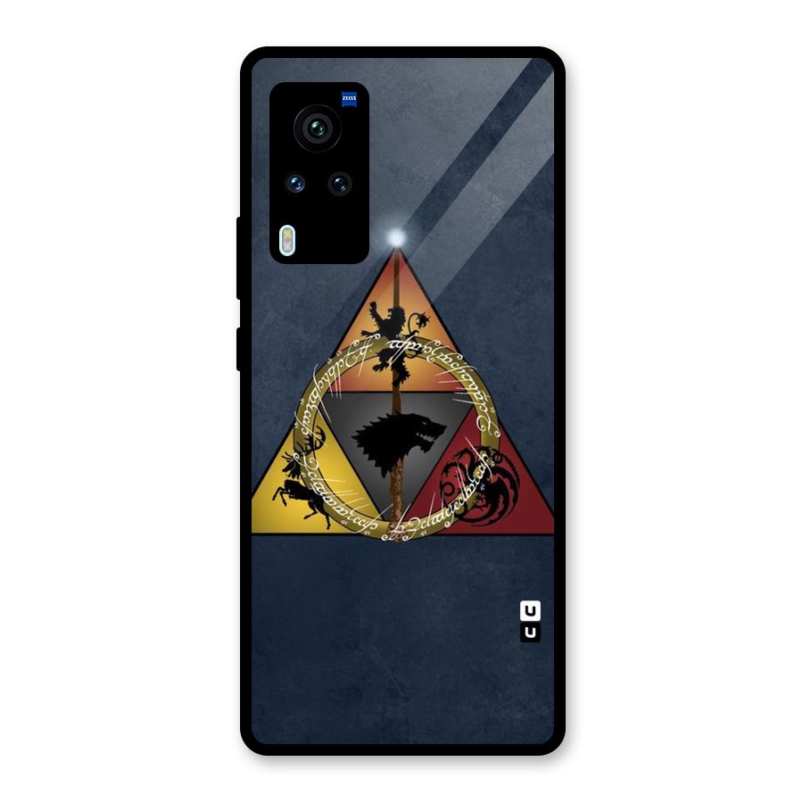 Fight For Crown Glass Back Case for Vivo X60 Pro