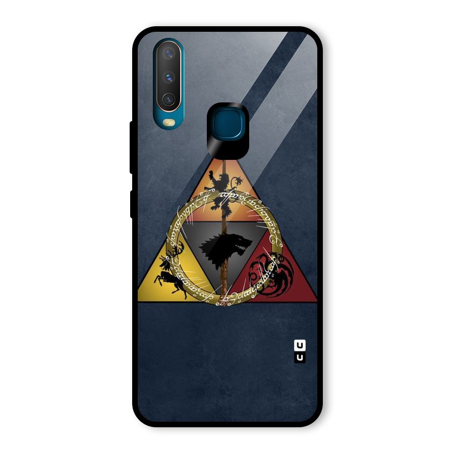 Fight For Crown Glass Back Case for Vivo Y17