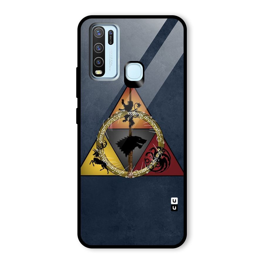 Fight For Crown Glass Back Case for Vivo Y30