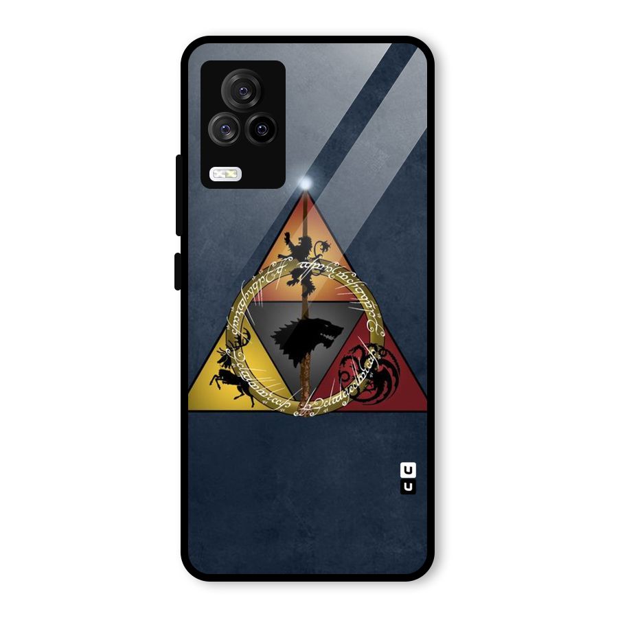 Fight For Crown Glass Back Case for Vivo iQOO 7 Legend 5G