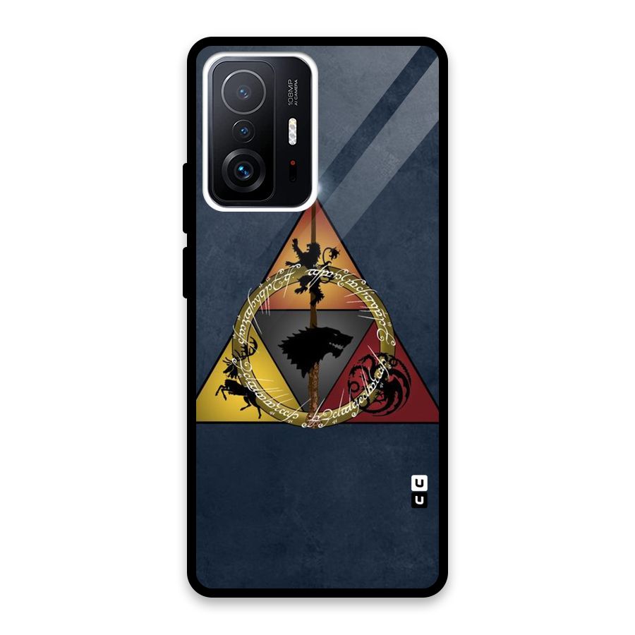 Fight For Crown Glass Back Case for Xiaomi 11T Pro