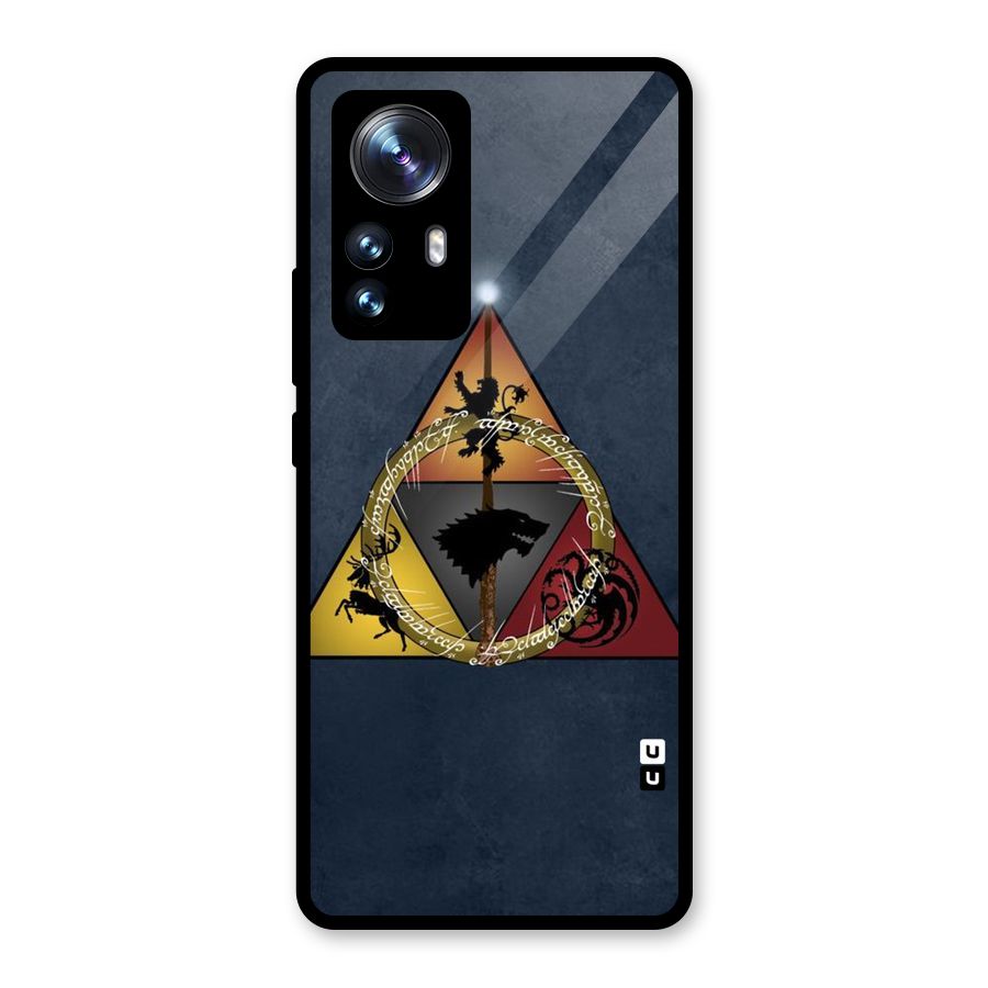 Fight For Crown Glass Back Case for Xiaomi 12 Pro